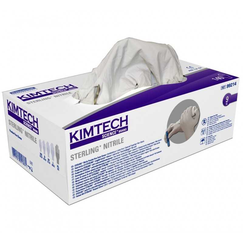 KIMTECH SCIENCE* STERLING* Nitrile Gloves, 24cm Ambidextrous, sizes XS to XL, grey