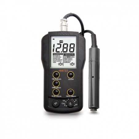 HI-8733 Portable Multi-range Conductivity Meter
