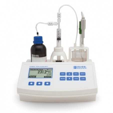 HANNA HI84531-02 Минититратор за анализ на чисти и отпадни води - обща алкалност и pH