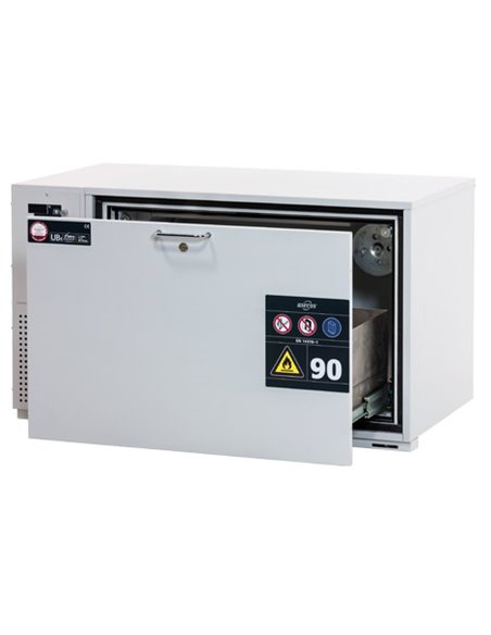 Шкафове за безопастно съхранение, подходящи за поставяне под плот с хладилен агрегат