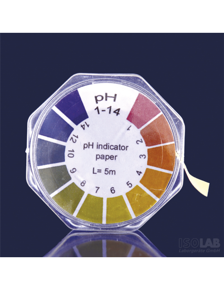 pH индикаторна хартиена лента на руло (1
