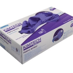 KIMTECH SCIENCE* PURPLE NITRILE* Nitrile Gloves, 24cm Ambidextrous, sizes XS to XL, purple