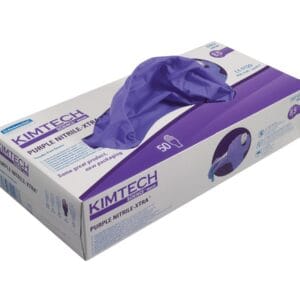 KIMTECH SCIENCE* PURPLE NITRILE XTRA* Nitrile Gloves, 30 cm Ambidextrous, sizes XS to XL, purple