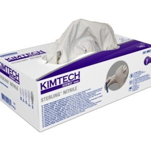 KIMTECH SCIENCE* STERLING* Nitrile Gloves, 24cm Ambidextrous, sizes XS to XL, grey