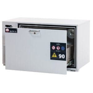 Шкафове за безопастно съхранение, подходящи за поставяне под плот с хладилен агрегат