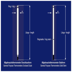 Термометър с общо предназначение -10/0...+100:1°C