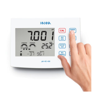 Лабораторен pH/ORP/EC/DO метър HI2600, Hanna Instruments, доставен с pH сонда, настолен - Image 5