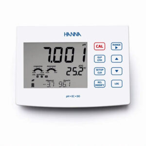 Лабораторен pH/ORP/EC/DO метър HI2600, Hanna Instruments, доставен с pH сонда, настолен - Image 2