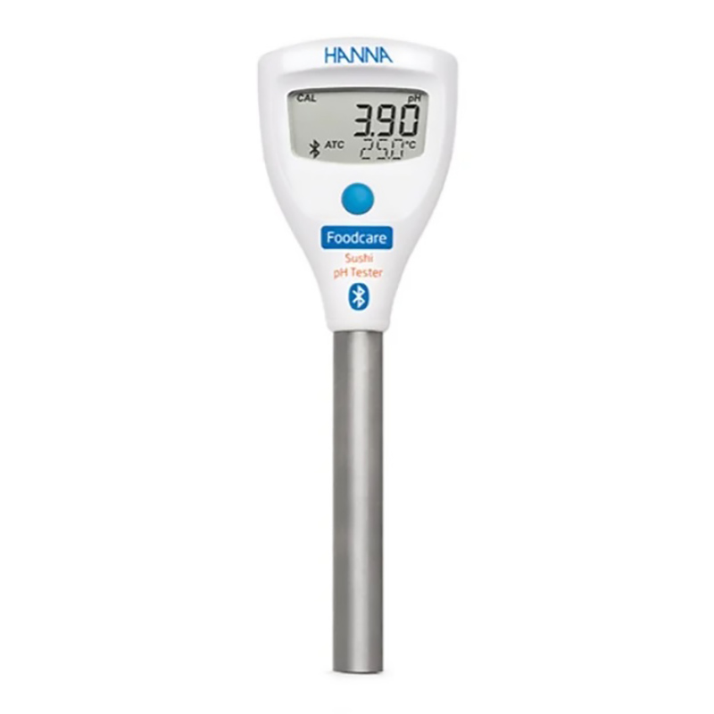 pH тестер, HI9810352, Hanna Instruments, за суши, Foodcare, Halo2 (Bluetooth), преносим