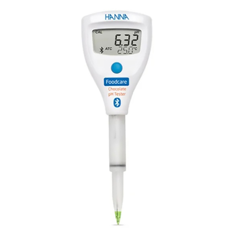 pH тестер, HI9810392, Hanna Instruments, за шоколад, Foodcare, Halo2 (Bluetooth), преносим