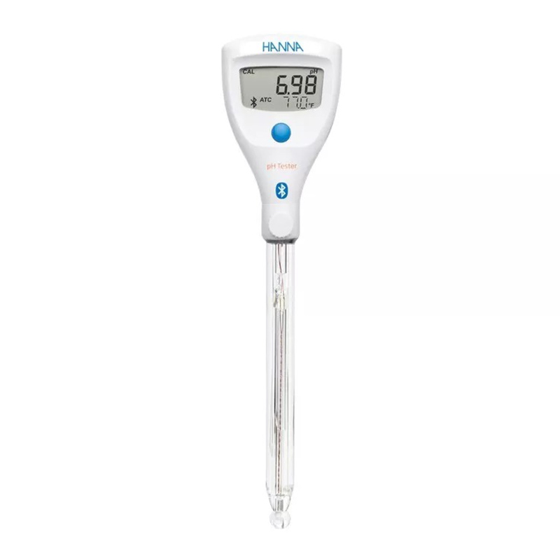 pH тестер, HI9810462, Hanna Instruments, общо лабораторен (за по-алкални проби и суспензии), презареждаем, Halo2 (Bluetooth), преносим